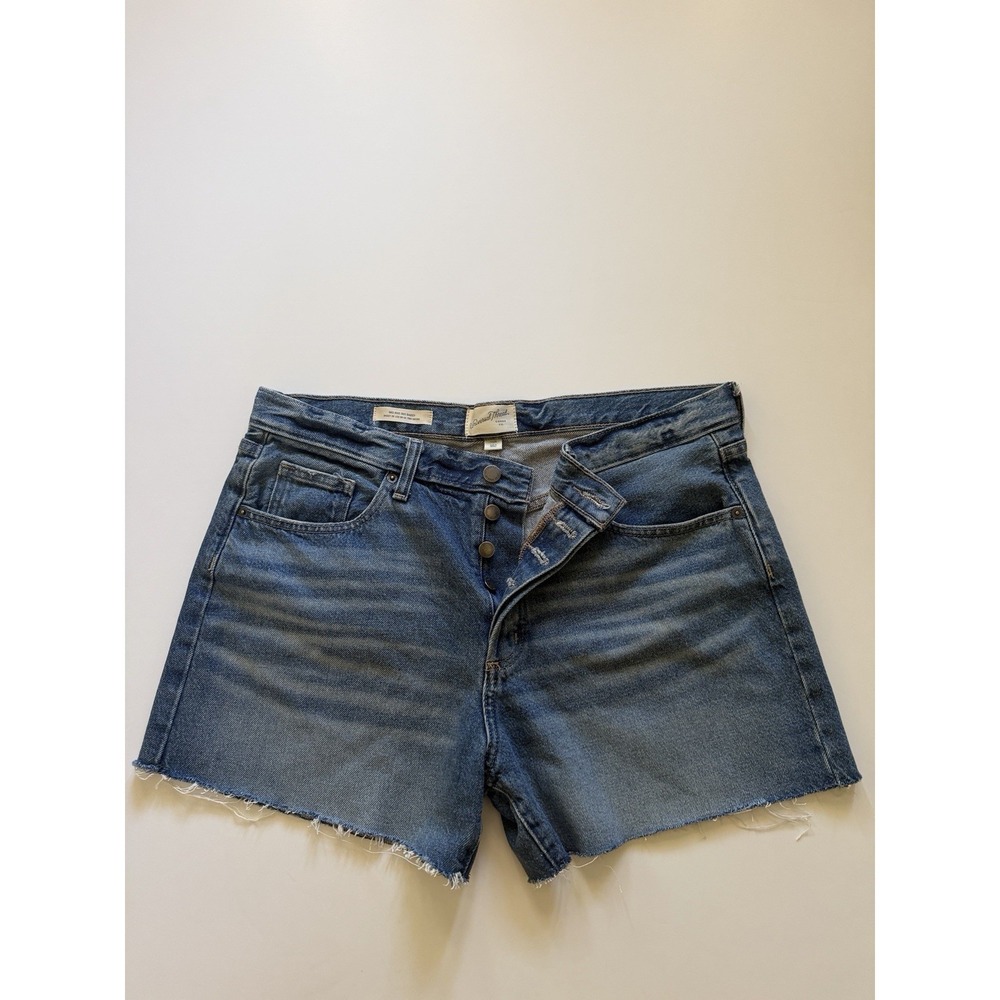Universal Thread Mid-Rise 90's Baggy Denim Shorts Women's Size 10 Med Wash NWOT